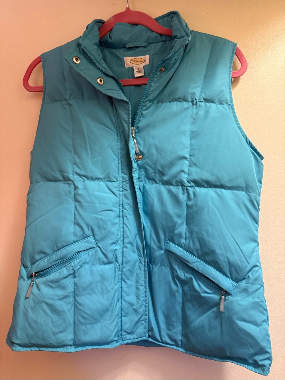 Talbots Quilted Down Puffer Vest